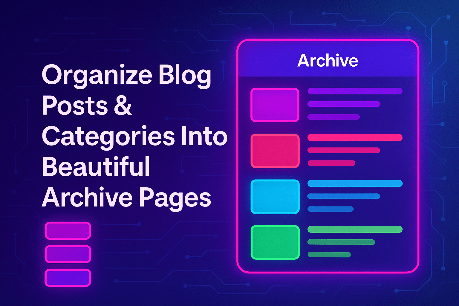 Beautiful Archive Pages Preview