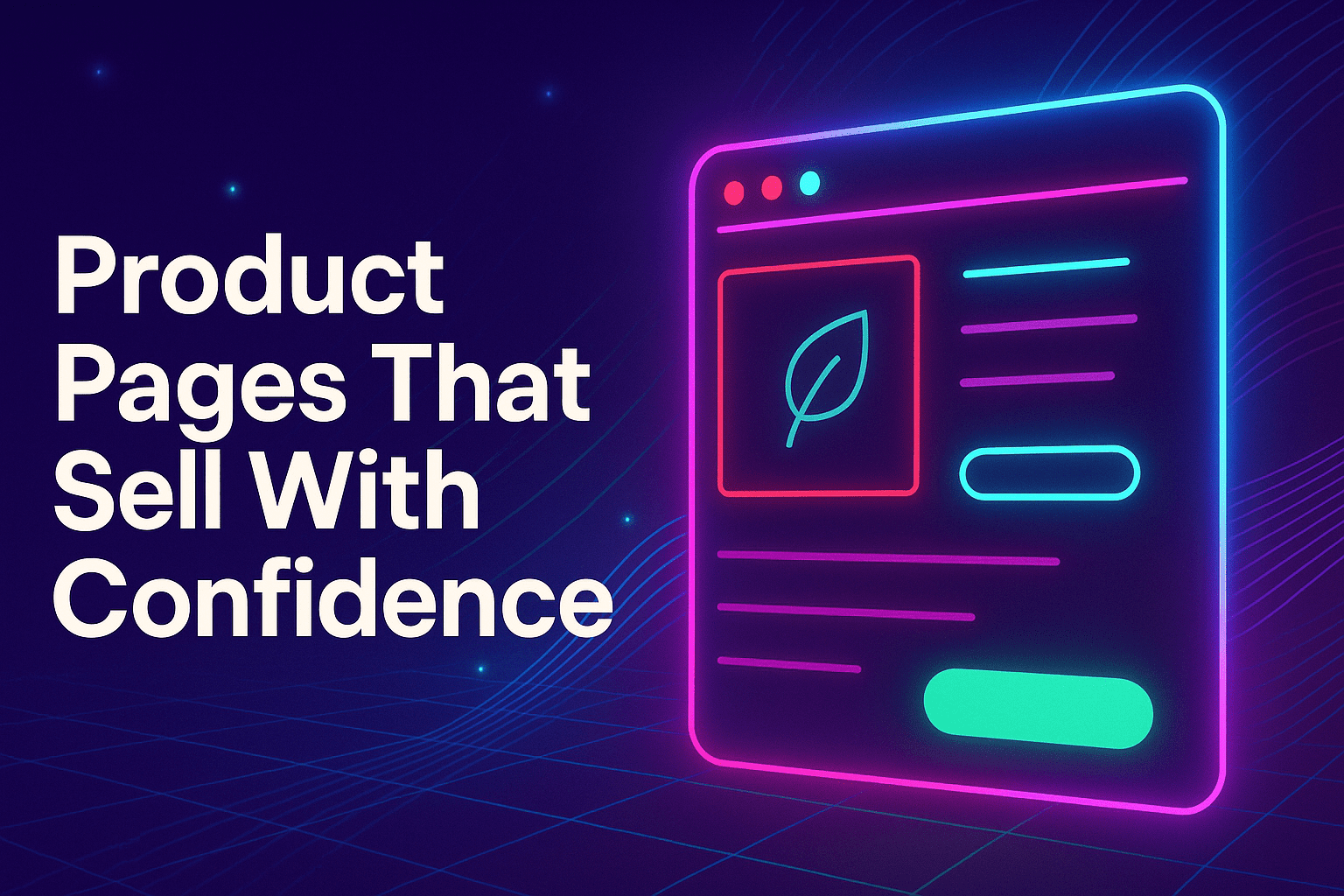 Tech-Savvy Product Pages