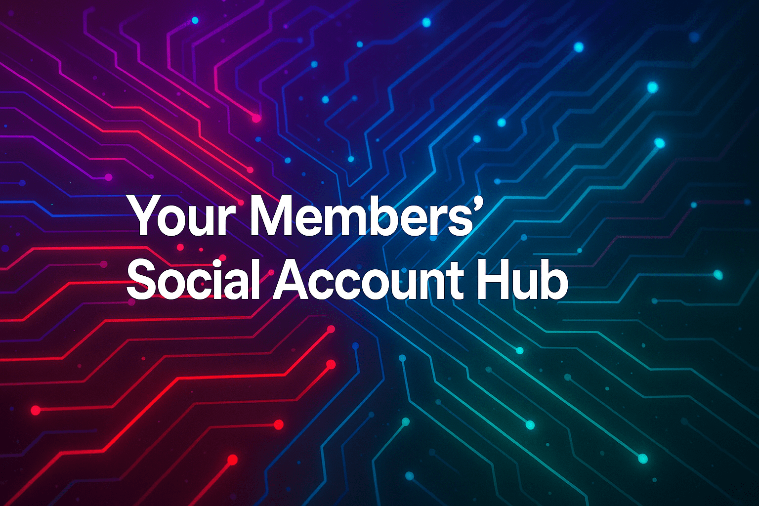 Social Account Hub Design
