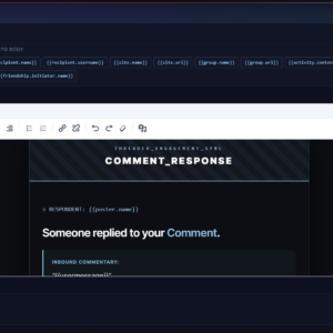 Activity Comment Email Template