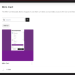 Mini Cart Template