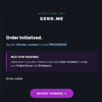 Order Processing (Customer) Email Template