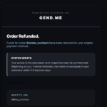 Order Refunded (Customer) Email Template