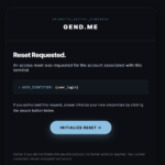 Reset Password (Store Account) Email Template