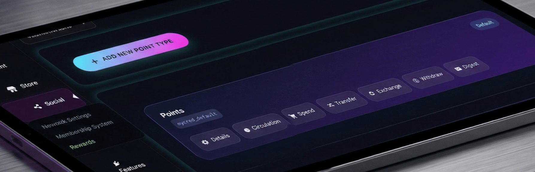 Economy Console Ledger Interface