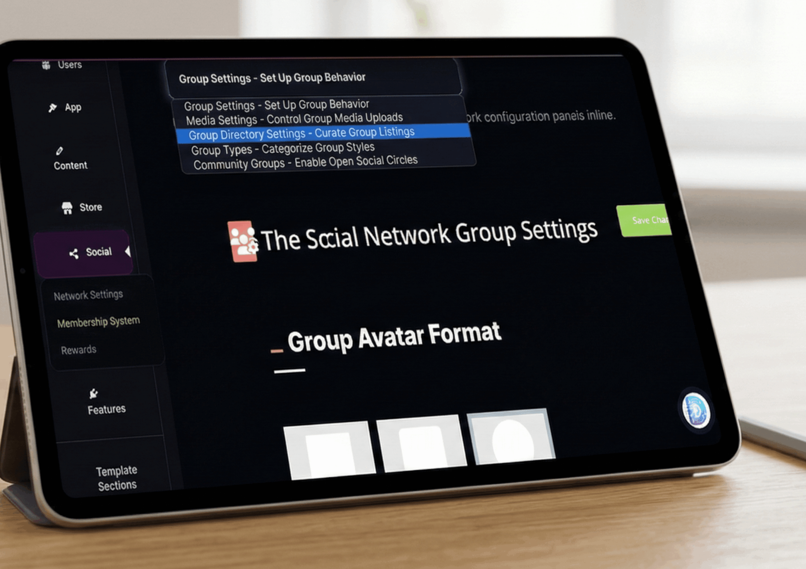 Member Governance and Moderation Interface