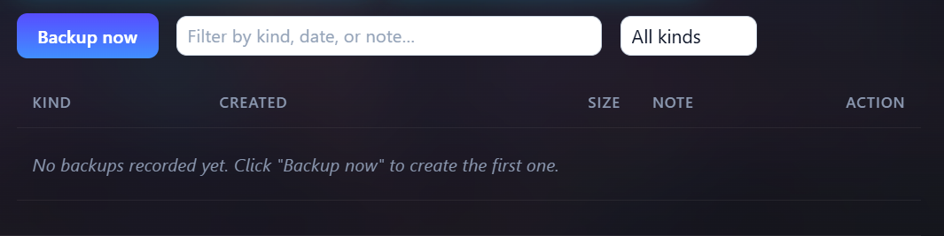 Automated Backups